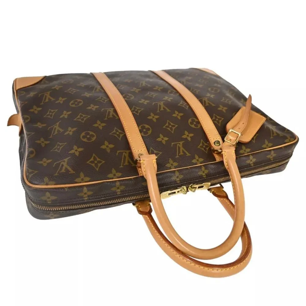 authenticity guaranteed LOUIS VUITTON Porte Documents Voyage Briefcase